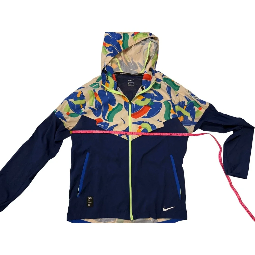 Nike AIR Kelly Anna London Windrunner Running Jacket Navy Multi CZ9184-451 Small